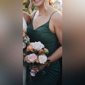 Azazie Deandra Eucalyptus Bridesmaids dress, worn once